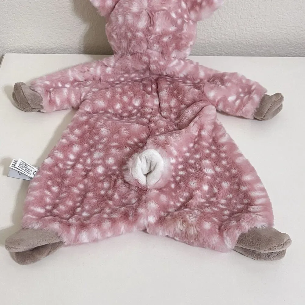 Douglas Baby Cuddle Toys Farrah Pink Fawn Sshlumpie Security Blanket Lovey 17